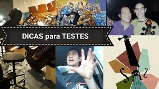 Como fazer testes, provas e audições? Dicas importantes para Músicos! Por Boaz de Oliveira Silva