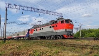 ЧС4Т-442 со скорым фирменным поездом "Италмас" Ижевск-Москва
