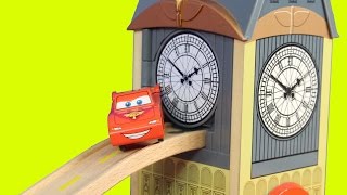 DIsney Pixar Cars Wooden Lightning McQueen  Guido Luigi Red Mack Mater Big Bentley Breakout