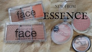 NEW Essence Face Products review and swatches .....