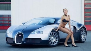 Bugatti Veyron на обычных улицах России
