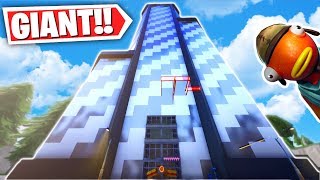 This Fortnite SKYSCRAPER ESCAPE PARKOUR MAP is the BEST! (Fortnite Creative Mode Escape Parkour)