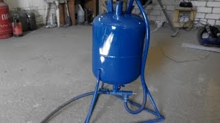 Пескоструйный аппарат своими руками. Доделал - скоро тест-драйв. Sandblaster