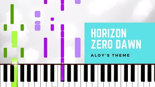 Aloy's Theme - Horizon Zero Dawn (Piano Tutorial)
