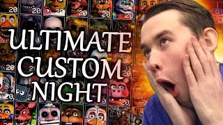 САМАЯ СЛОЖНАЯ НОЧЬ?! ULTIMATE CUSTOM NIGHT ПРОХОЖДЕНИЕ ФНАФ КАСТОМ НАЙТ FNAF 6 OFFICE DEMO ENDING 7