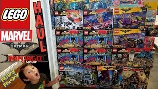 MASSIVE LEGO HAUL!!! NINJAGO, BATMAN, MARVEL, JURASSIC WORLD! Toys, Fanmail, News & Updates FF#61!