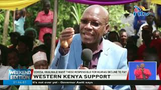Western Kenya leaders express support for Pres. Kenyatta’s freeze on new projects