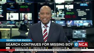 Search continues for missing boy