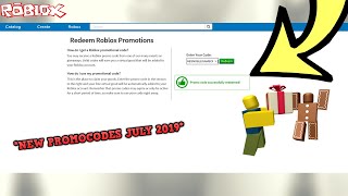 *NEW* PROMO CODES JULY 2019 *CURRENTLY WORKING* (ROBLOX PROMOCODES)