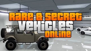 GTA 5 - Rare & Secret Vehicles Online! - Rare & Secret Cars Online!