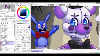 [SpeedPaint] Funtime Freddy (FNaF: Sister Location)