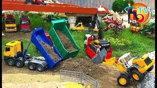 BRUDER Toys TRUCK Construction Company | KIDS Video | Action Video