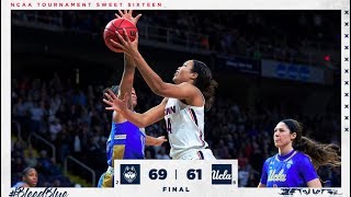 UConn Women's Basketball Highlights v. UCLA 03/29/2019 (NCAA Tournament Sweet Sixteen)