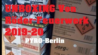 Silvester Feuerwerk UNBOXING Von Röder Feuerwerk 2019/20