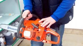 Бензопила Husqvarna Хускварна 236 видео обзор как запустить бензопилу