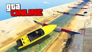 АЗИАТСКИЙ СКИЛЛ ТЕСТ НА ЛОДКЕ? ЧТО ЗА ДИЧЬ? - ГОНКИ GTA 5 ONLINE ( ГТА 5 ГОНКИ )