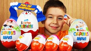 12 KINDER Surprise eggs! Kinder MAXI Star Wars Kinder JOY