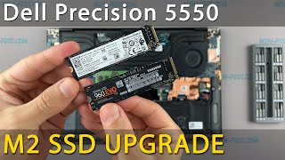 Dell Precision 5550 How to install M2 SSD upgrade