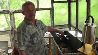 Станок для распечатки медовых сотов с клиновым ножом (ручной)