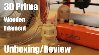 Unboxing/Review of 3D Prima Wooden filament | Amazon