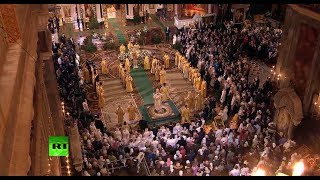 Orthodox Christmas mass in Moscow/Putin attends mass in St Petersburg