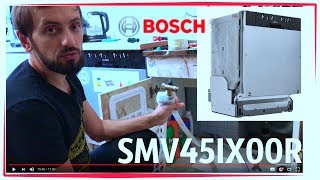 Как установить посудомоечную машину самостоятельно Bosch SMV45IX00R встраиваемая mediamarkt