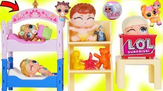 Lil Luxe Play Dress up in New Princess Room with LOL Surprise Dolls Boy Punk Boi