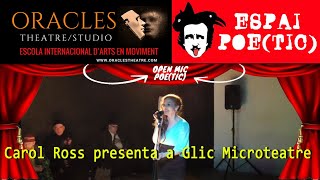 Open Mic Poe(Tic) a l'Oracles Theatre 27_12_19 (11) Carol Ross presenta a Glic Microteatre