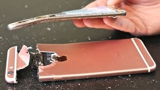 Samsung Galaxy S7 Edge Bend Test vs iPhone 6S Plus!