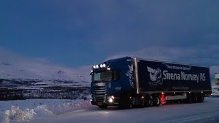 Winter Trucking in Northern Scandinavia.