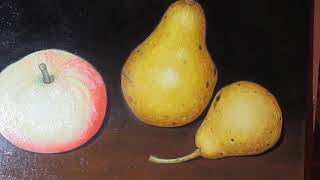 Многослойная живопись. Учебный курс. Урок 5. Натюрморт с грушами и яблоком