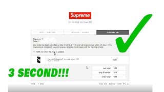 The best and cheapest supreme bot ever - LIVE COP! l Chef Adar BOT
