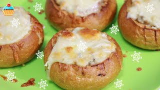 Ну, оОчень вкусный - Жюльен в булочке!