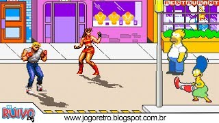 Streets of Rage em The Simpsons Arcade (SOR 5.1 Remake MOD)