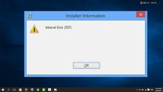 [SOLVED] Fix Error 2503 and 2502 when installing/uninstalling on Windows 7,8,10 100% Works  #2