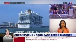Coronavirus : 6000 passagers bloqués