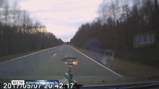 Смертельное ДТП на трассе попало на видеорегистратор