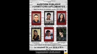 La Fabrique Saint Antoine - Audition publique, Formations Diplômantes 1e année