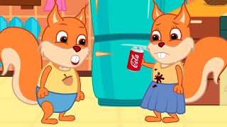 Famille d'Écureuil - Le Coca Cola A Ruiné La Robe Animé 2022 en Français