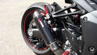 Kawasaki Z1000 2014 + Scorpion GP-Series Carbone