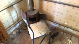 Буржуйка в мастерскую монтаж