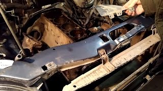 Снять радиатор Chevrolet Niva не разбирая переднюю часть