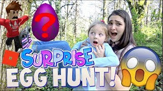 SURPRISE EGG HUNTING with KAIA and SISSY. Family VLOG. The TOYTASTIC Sisters. ROBLOX SURPRISE TOYS
