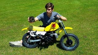 The BIG BORE BEAST!!! Suzuki Jr 50 Big Bored