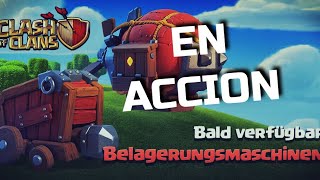 MAQUINAS DE ASEDIO EN ACCION DIRIGIGLE BELICO Y DESTROZAMUROS TH12 SNEEK PEEK 5 - CLASH OF CLANS