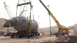 RAMPCO Group - BUSHEHR PETROCHEMICAL COMPANY  800ton Reactor Instalation