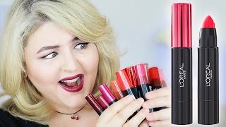 Новинка! ПОМАДА-БАЛЬЗАМ L'Oreal Paris SEXY BALM / СВОТЧ-ВИДЕО