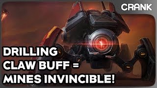 Drilling Claw Buff = Mines Invincible! - Crank's StarCraft 2 Variety!