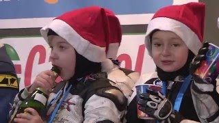 Детская новогодняя гонка на минимото в Форзе - 2016