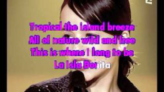 ALIZEE - la isla bonita karaoke